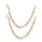 Indian Traditional Ear Chains for Women - Indian Jewellery for Earring Support Long Gold Tone Earring Chain Ear to Hair Chain Jewelry Faux Pearl Hair Accessory Bridal Jewelry for Wedding